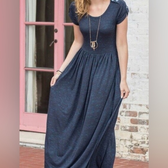 Matilda Maxi Dress - Blue